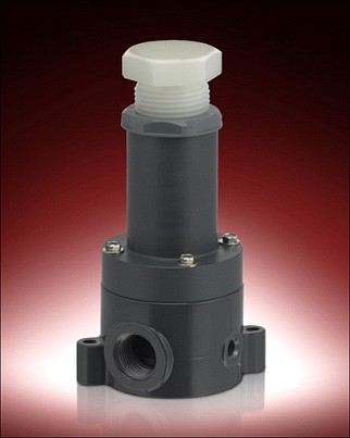 half inch size rvdt ptfe diaphragm valve with mounting lugs