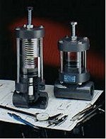 Air operated shutoff valves for harsh chemicals and environments