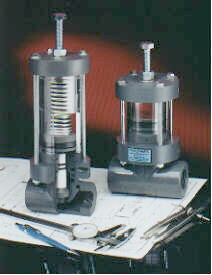 air operated shut off valve photo, comparison to ball valves