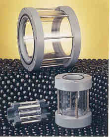 sight glasses; top item shown is Series GYW in Corzan CPVC